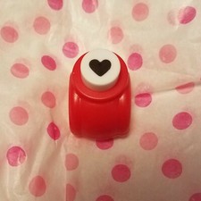 Paper Craft Scrapbooking Punch Heart Shamrock Clover Star Bow Snowflake Flower