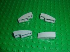 4 x LEGO MdStone Slope Curved 3x1 Ref 50950 Set 30274 75254 7675 10227 75253 