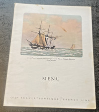 Menu Cie Gle TRANSATLANTIQUE -