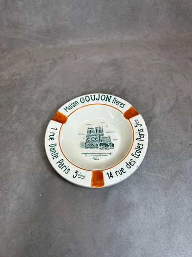 Rare cendrier gien faïence - cendrier,