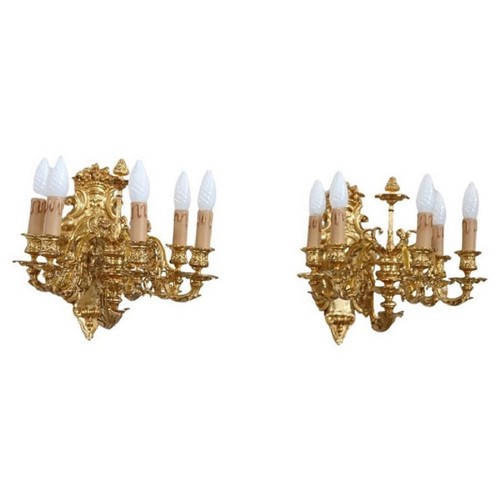 Appliques bronze doré à - en,
