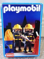 1996 Geobra Playmobil 3883 Pompiers Unité Spéciale Neuf !