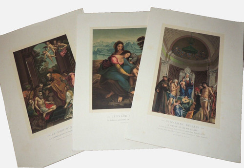 Peinture italienne ensemble - italienne,