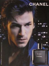 PUBLICITÉ DE PRESSE 2012 PARFUM BLEU DE CHANEL - Gaspard ULLIEL