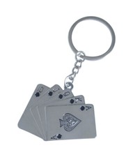 Porte clés quinte flush à