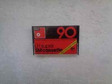 Vintage Audio Cassette BASF LH Super 90 * Rare From 1974 * Unsealed