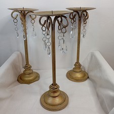 Lot de 3 Chandeliers Vintage