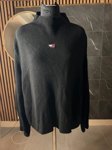 Pull tommy jeans noir col - tommy,