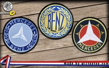 Patchs Écusson Mercedes vintage à thermocoller