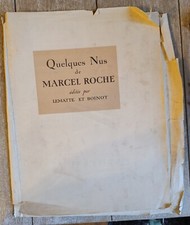 Dessins Nus À La Sanguine (Craie Rouge ) Marcel Roche / Signé 