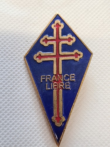 Insigne émaillé france libre - insigne,