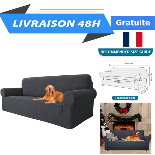 Housse canapé extensible 3 - housse,