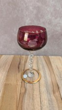 Verre ancien rose fuchsia