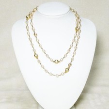 Collier pendentif double brin