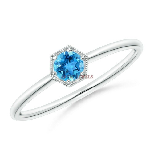 Naturel bleu gemme - bleu, avec