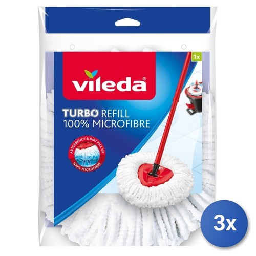 Vileda turbo classic tête - 3x,