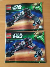 LEGO 75018 PLAN INSTRUCTION NOTICE STAR WARS 75018 JEK-14'S STEALTH STARFIGHTER