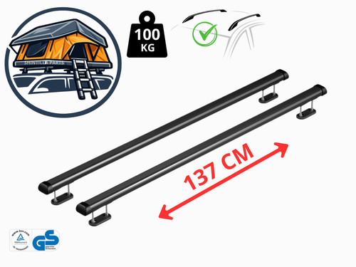 Barres toit pour tenda - barres,