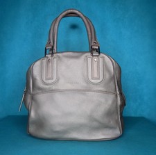 grand sac LONGCHAMP cosmos cuir gris métallisé pailleté avec dustbag