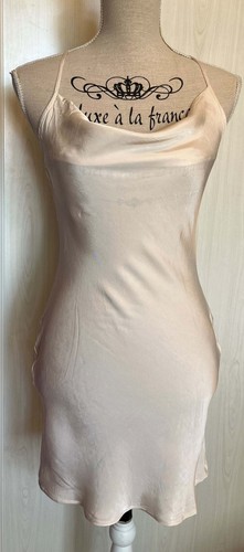 Robe satin taille xs - satin,