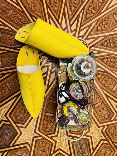 Babouches royales marocaines - babouches,