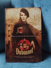 Plaque métal alcool dubonnet - plaque,