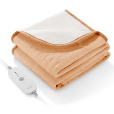 Surmatelas Chauffant électrique avec 4 Niveaux de Chaleur, Chauffage Rapide, ...