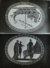 FEMMES NUES 1920 PLAQUE VERRE