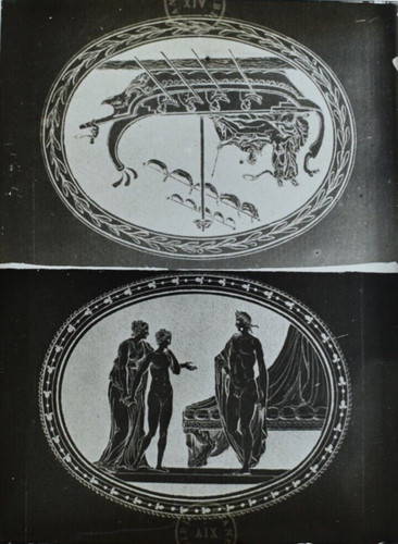 Femmes nues 1920 plaque verre - 1920,