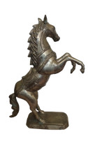 Sculpture De Cheval En Métal