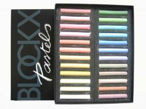 Coffret carton pastels - 24, secs