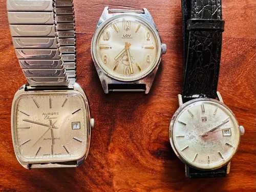 Lot trois montres - lot,