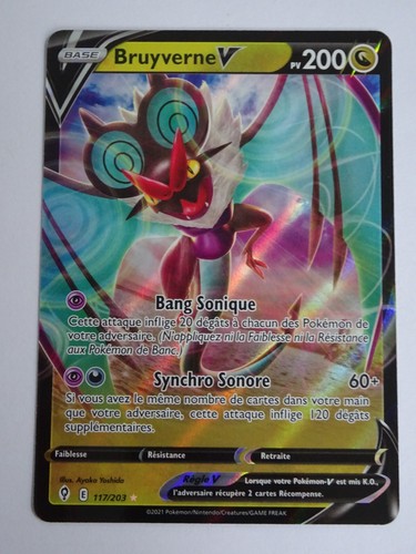 Carte pokemon bruyverne v - carte,