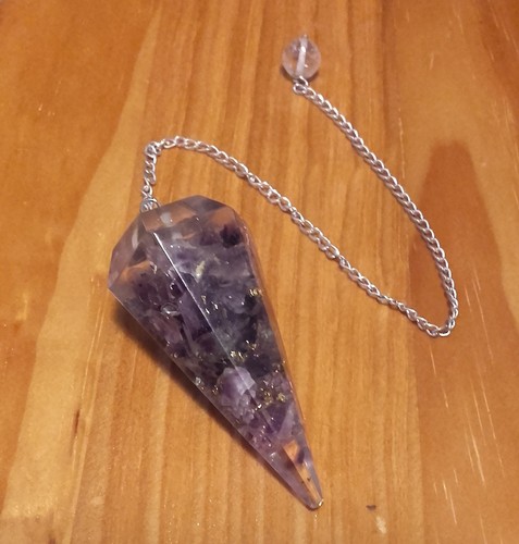 Pendule divinatoire orgonite - pendule,