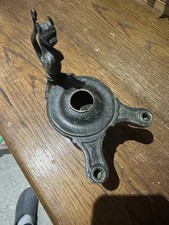 Superbe Lampe À Huile Double En Bronze Copie Musée