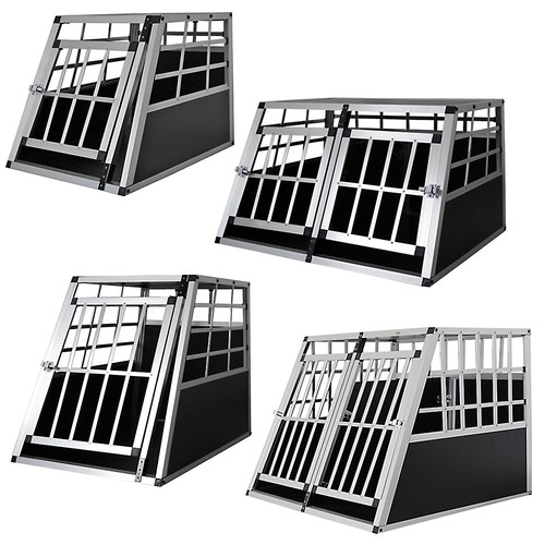 Aluminium cage chien - chien, pour