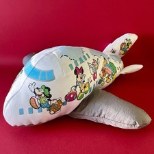 Peluche en tissu satiné avion