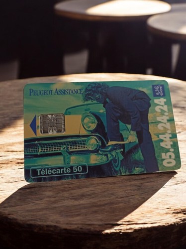 Carte téléphonique vintage