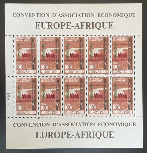 Dahomey 1966 42 planche - pa,