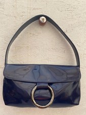 - Sequoia   Sac à main en cuir verni bag vintage à saisir