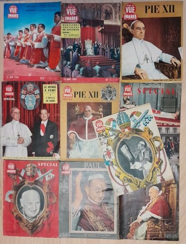 Pape vatican 10 magazines - pape,