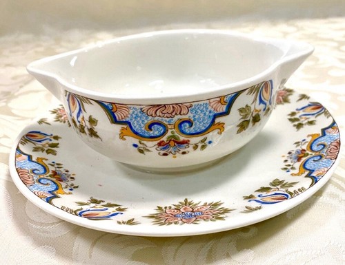 Faience gien saucière - faience, de