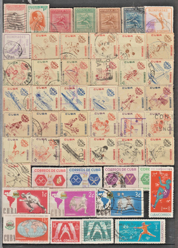 Ref 566 timbres poste - ref.566-timbres, 1cuba**