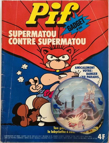 Pif gadget 343 labyrinthe - pif,