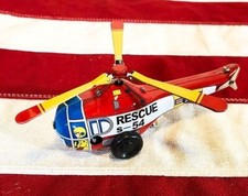 HELICOPTERE RESCUE US NAVY MARINE Américaine en tôle RARE une légende collection