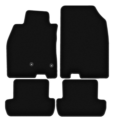 Tapis sol velours noir - de, en