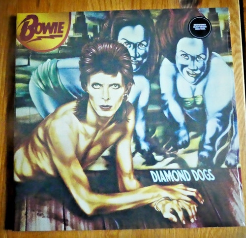 David bowie diamond - bowie, dogs