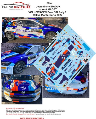 Decals ref 2452 - 2452, vw