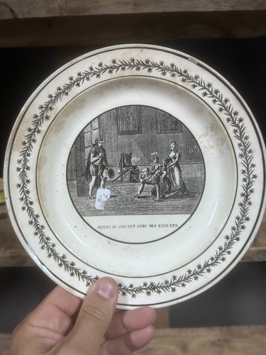 Creil assiette parlante - creil,
