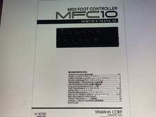 Yamaha Mfc10 Service Manual